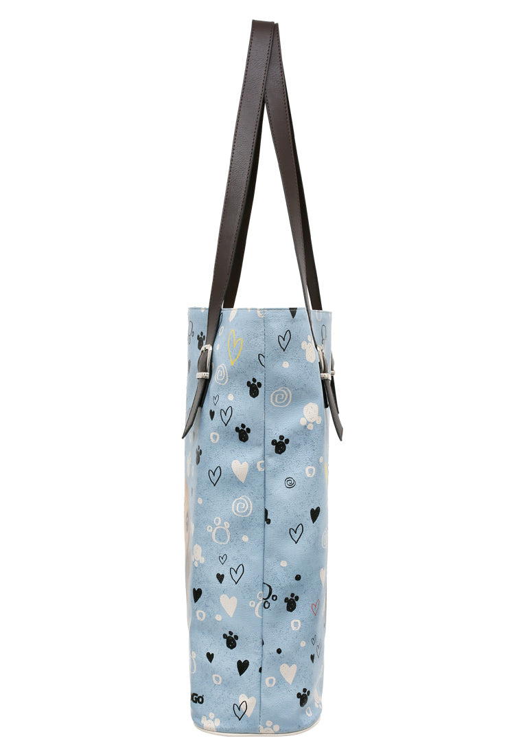Blue Shoulder Bag