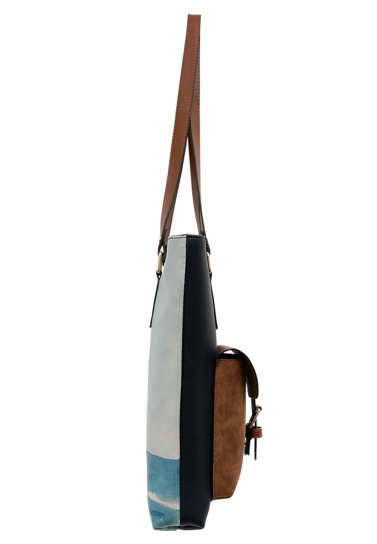 Navy Shoulder Bag