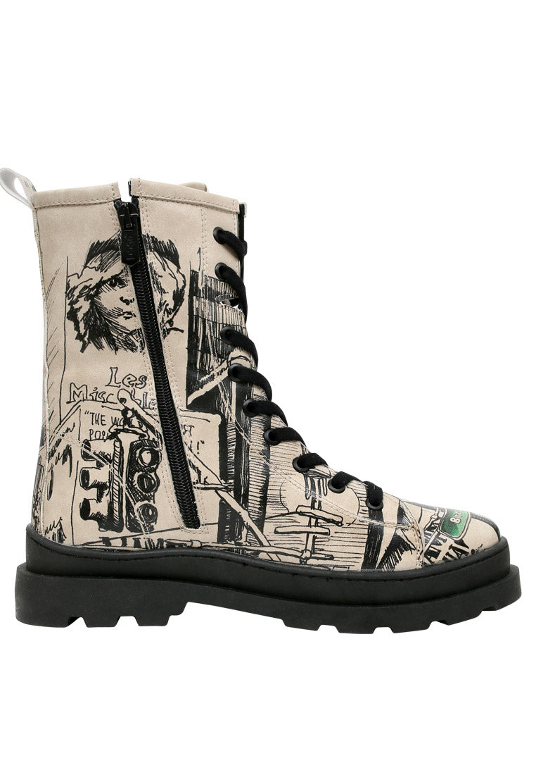 Zipper Long Boots