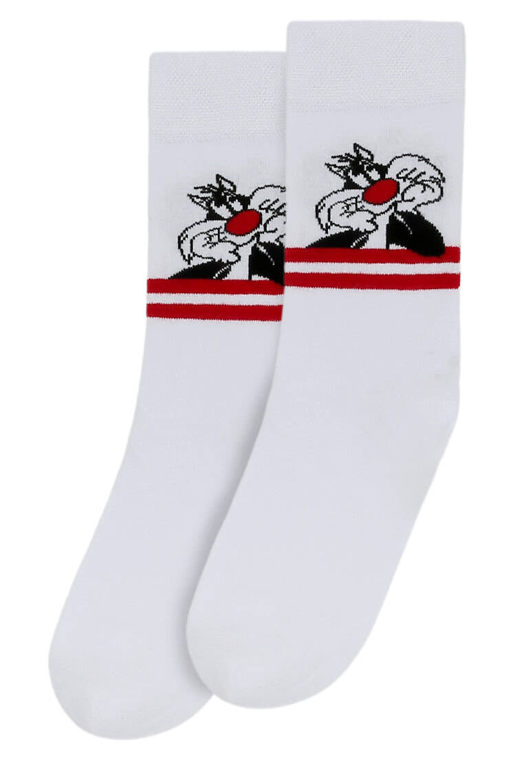 Warner Bros Sylvester Stripes Design - Dogo Socks