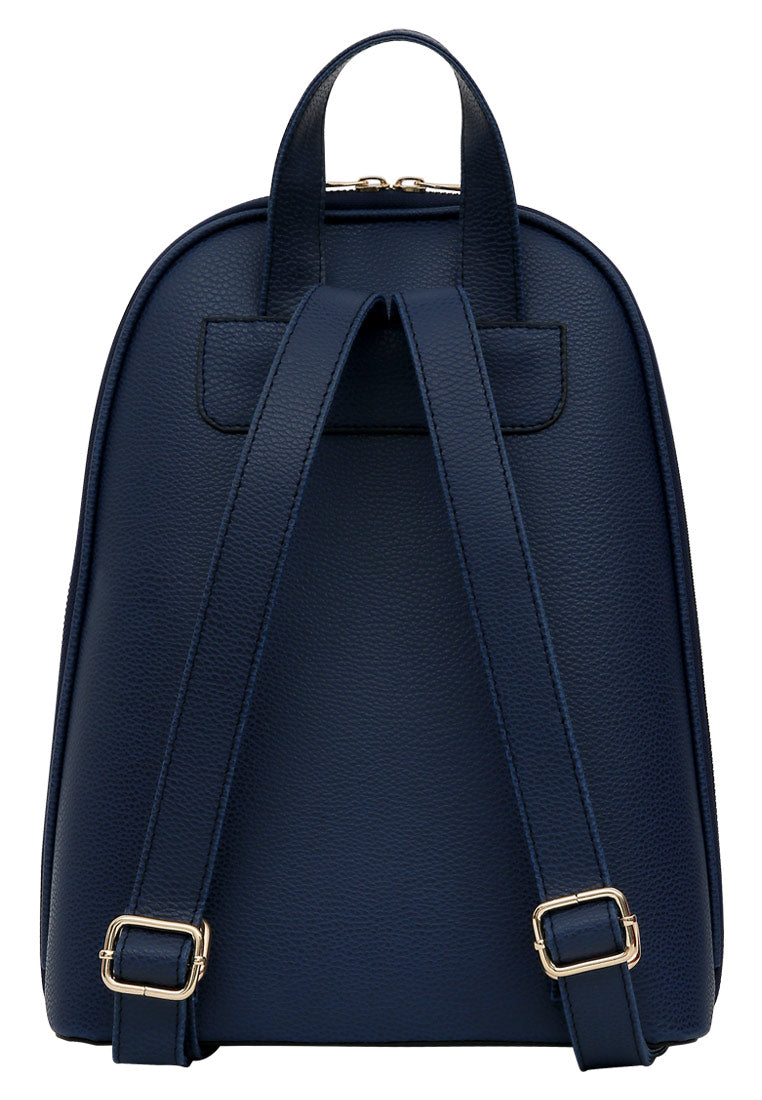 Leather Black Backpack