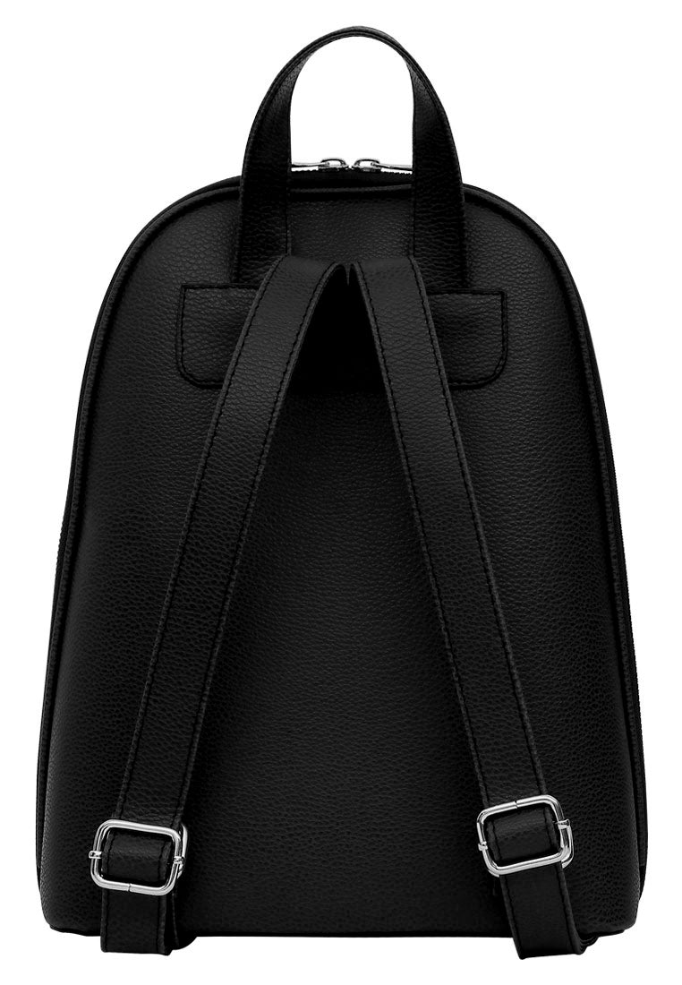 Black Leather Backpack