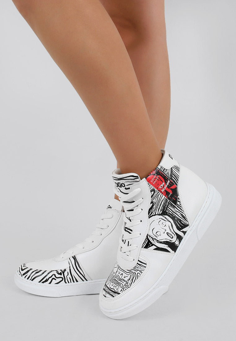 Edvard Munch High Neck Sneakers