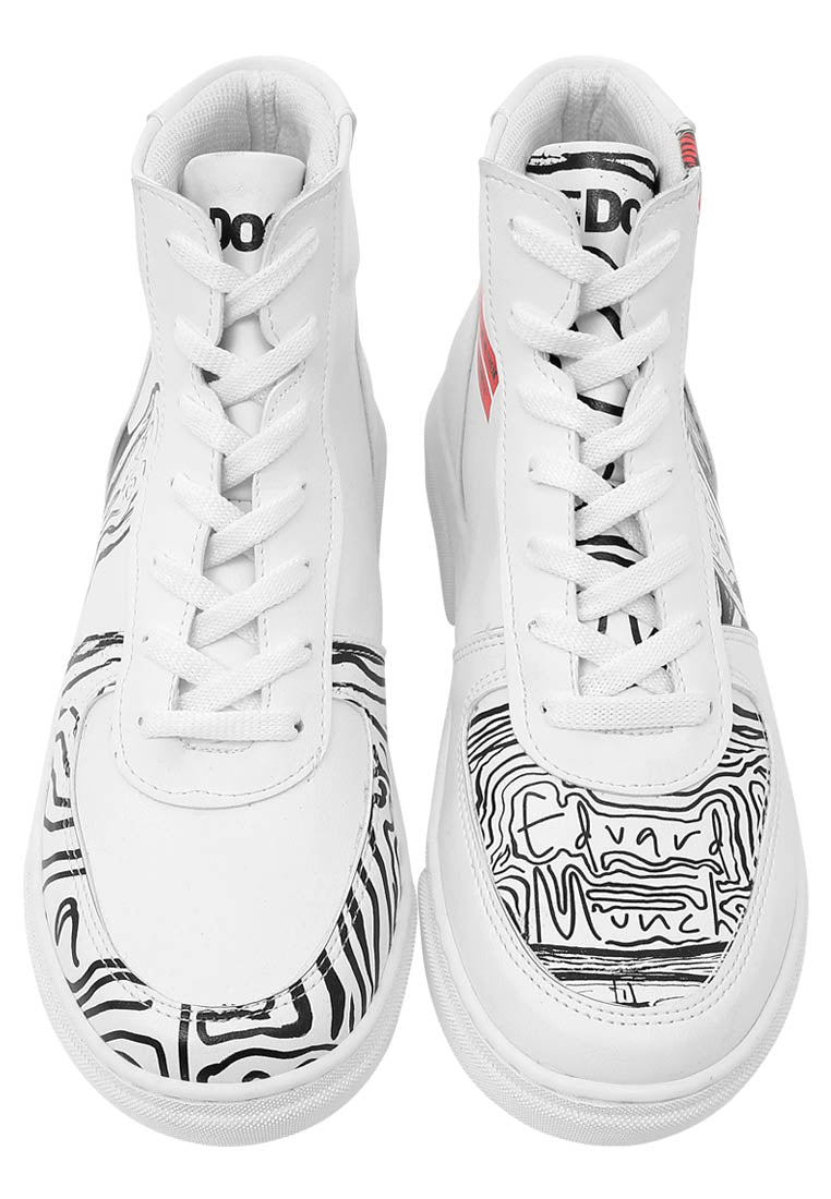 Edvard Munch High Neck Sneakers