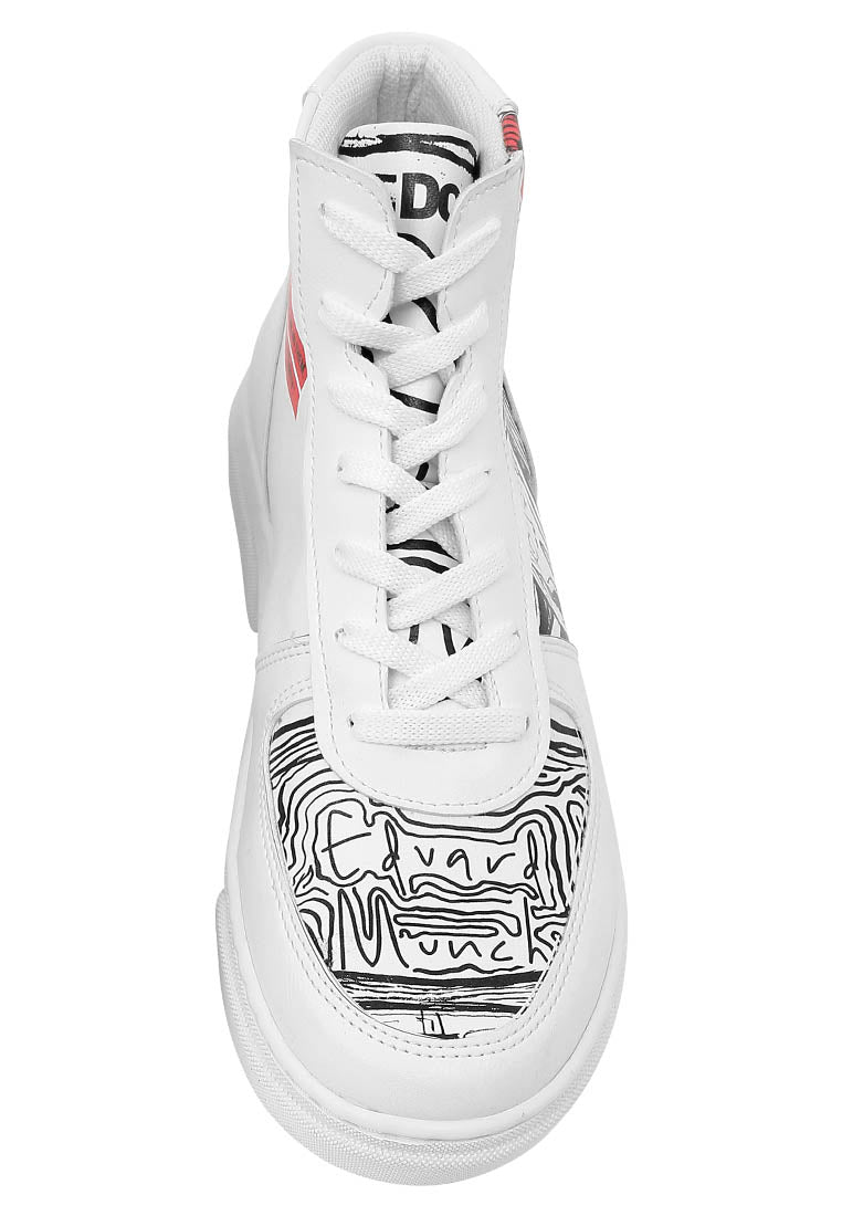 Edvard Munch High Neck Sneakers