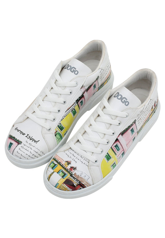 Burano White Sneakers