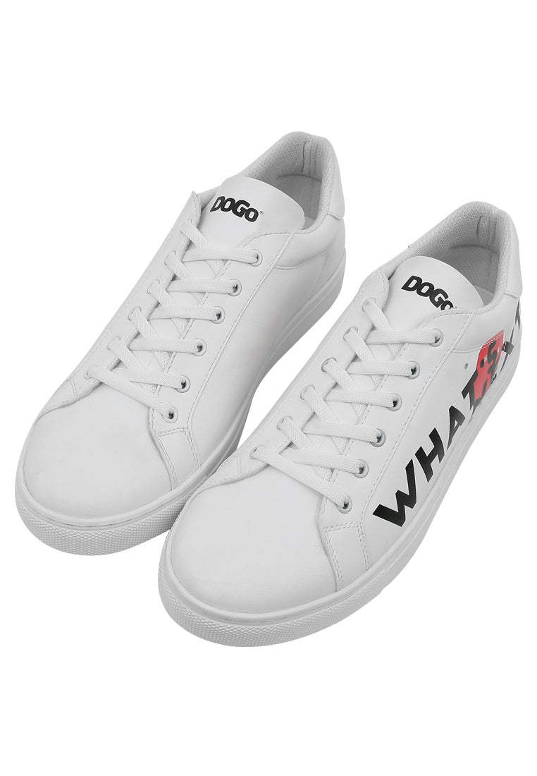 Leather White Sneakers - Men