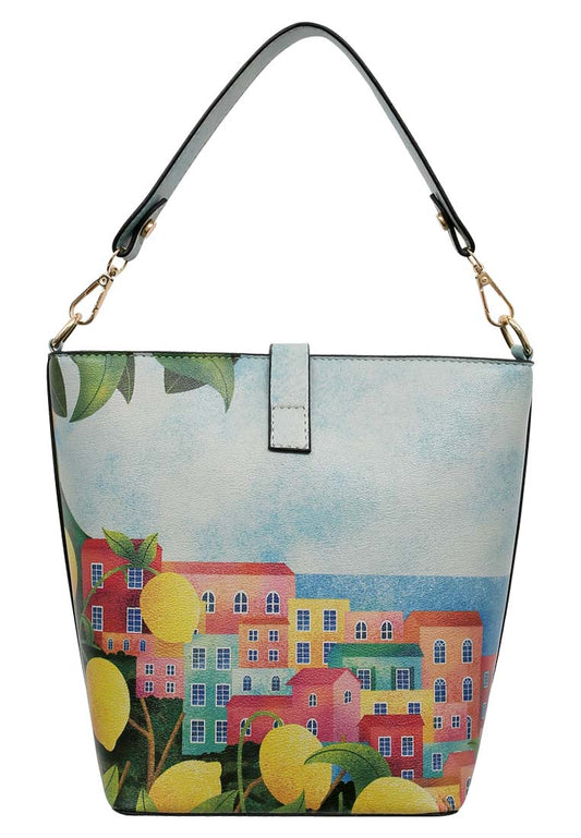 Leather Multicolor Handbag