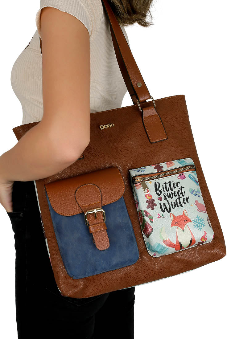 Brown Shoulder Bag