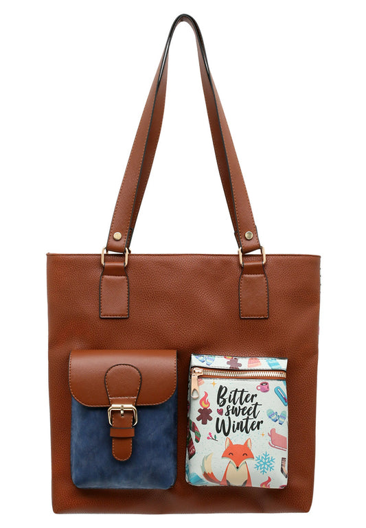 Brown Shoulder Bag