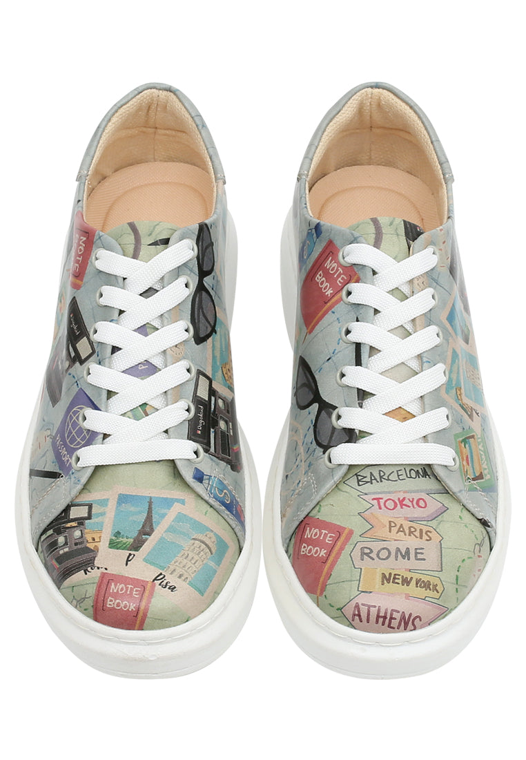 Leather Multicolor Sneakers