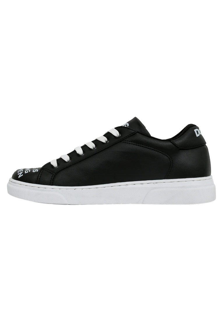 Leather Black Sneakers