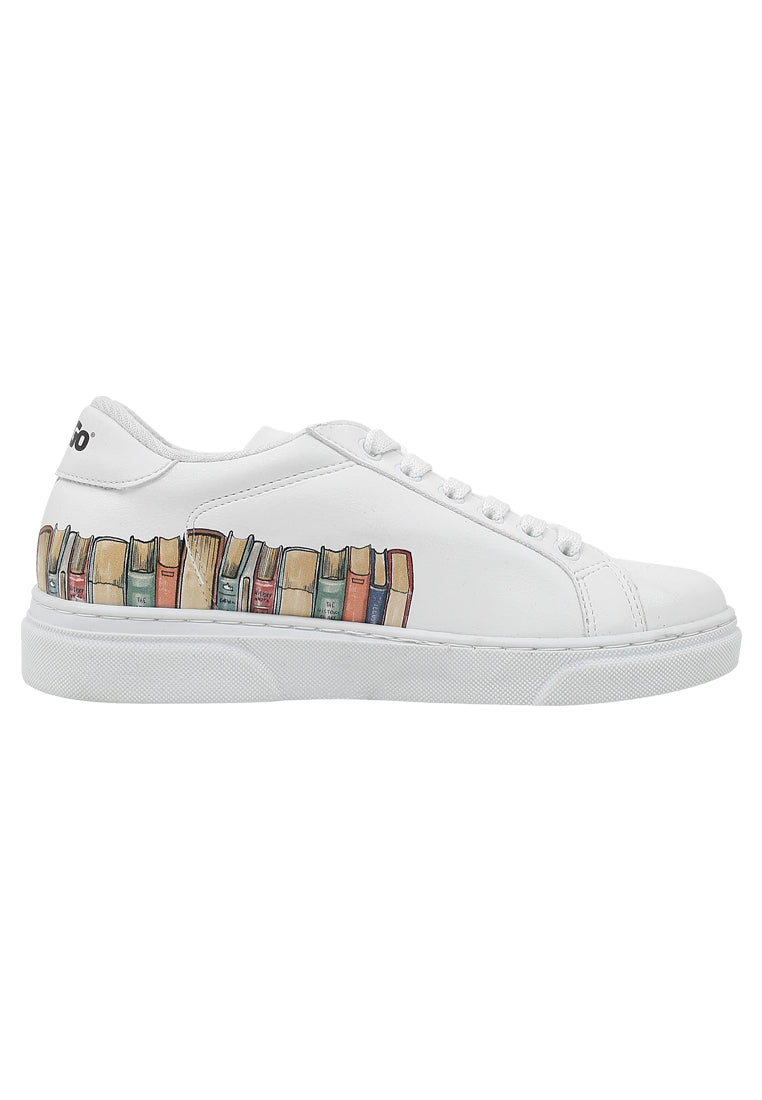 Leather White Sneakers - Kids