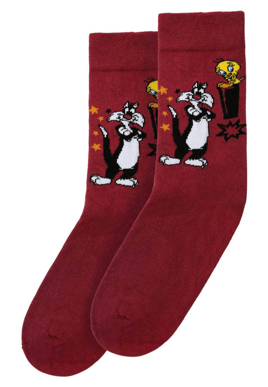 Warner Bros Best of Tweety and Sylvester Design- Dogo Socks