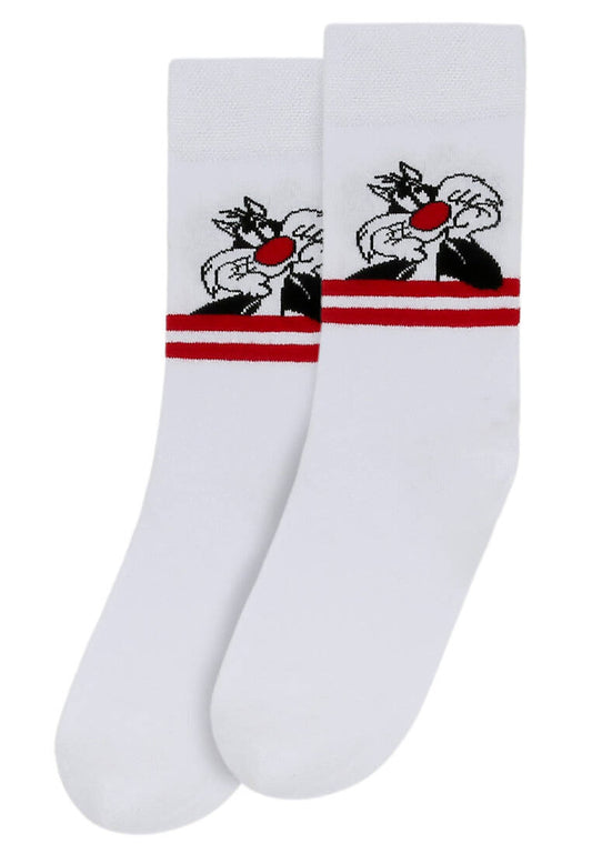 Warner Bros Sylvester Stripes Design - Dogo Socks