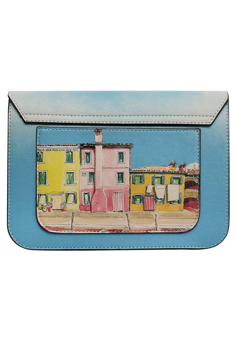 Burano Island Blue Purse