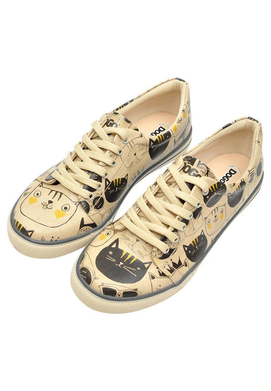 Monochrome Cats Sneaker