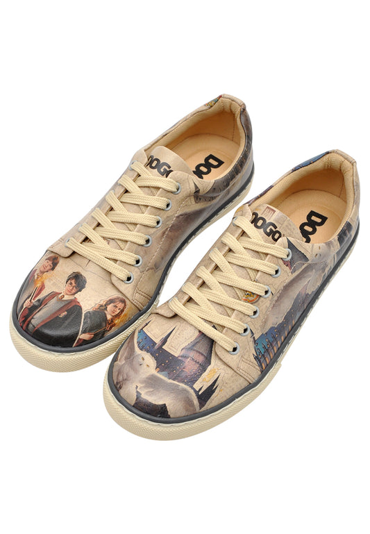 Harry Potter Leather Beige Sneakers