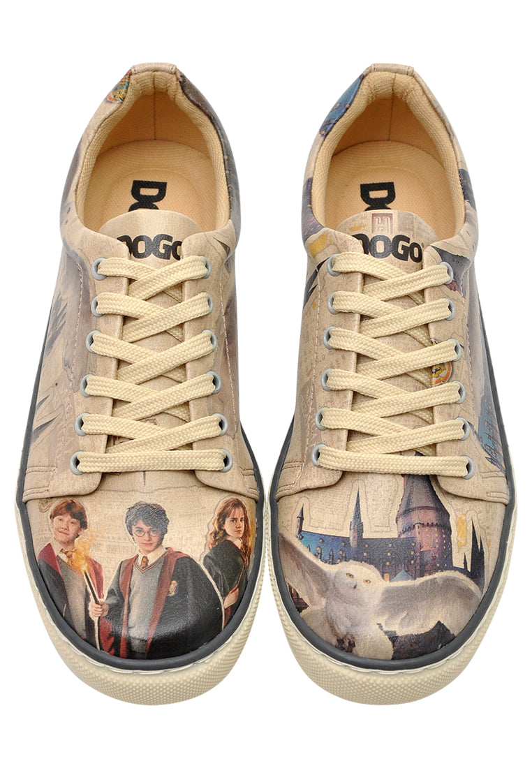 Harry Potter Leather Beige Sneakers