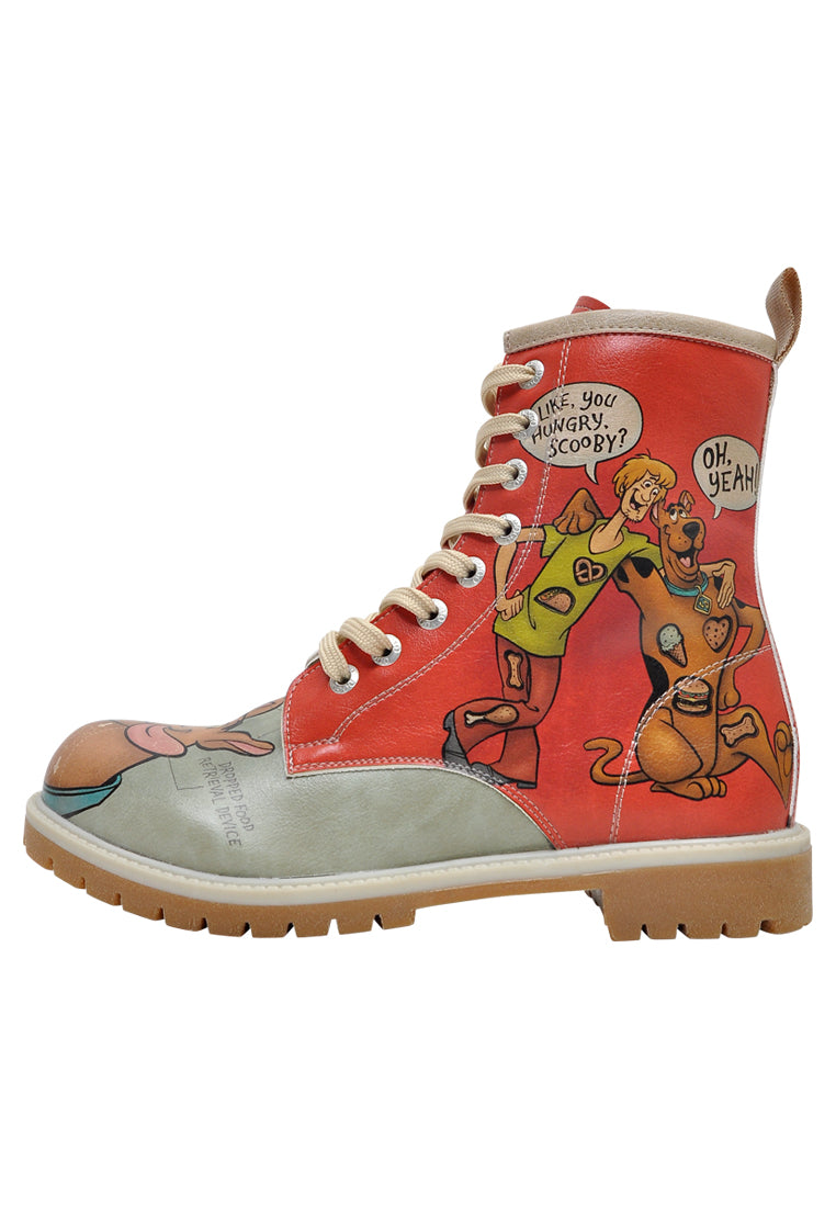 Scooby Red Long Boots