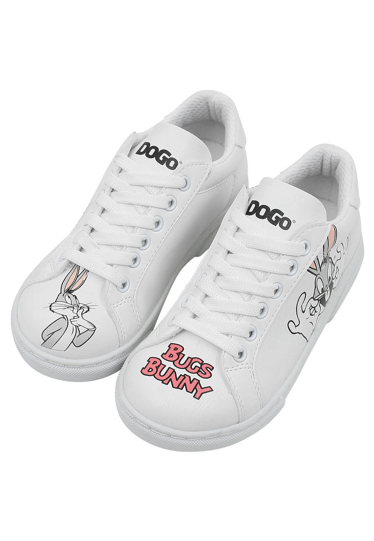 Bugs Bunny White Sneakers - Kids