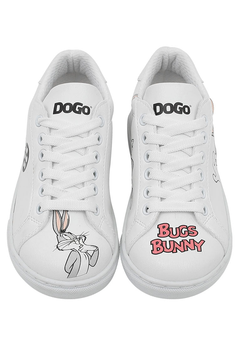 Bugs Bunny White Sneakers - Kids