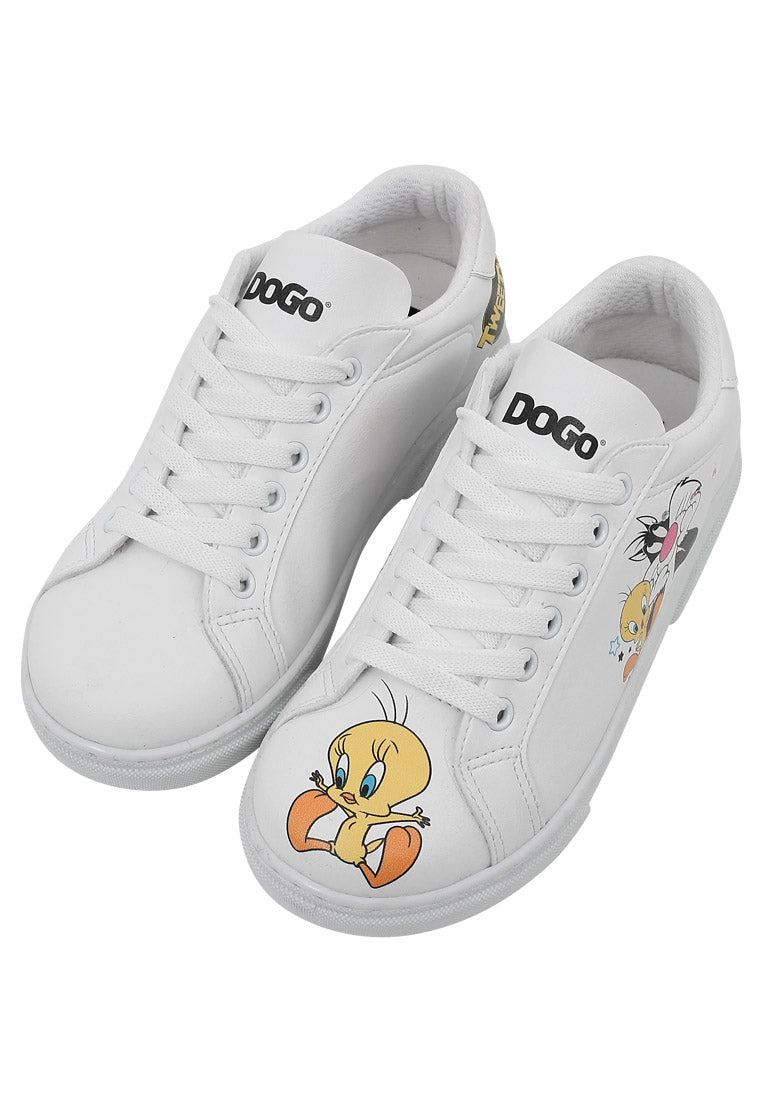 Tweety White Sneakers - Kids