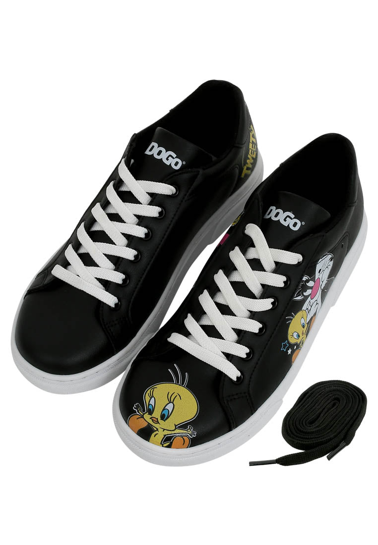 Tweety Black Sneakers