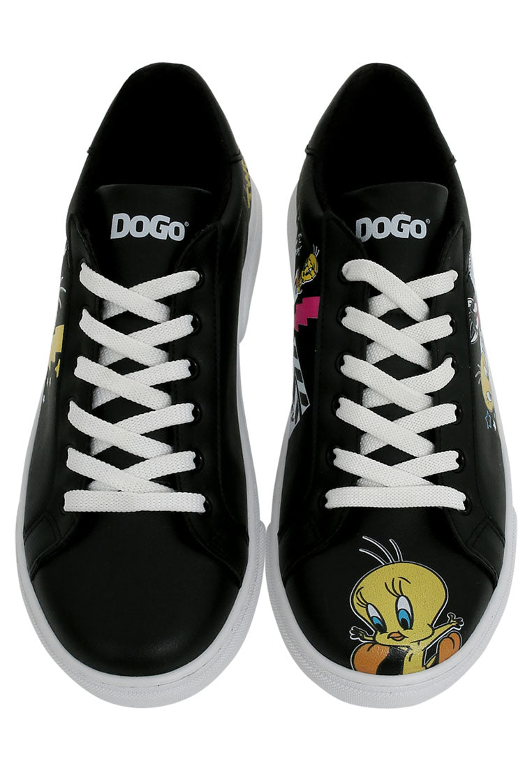 Tweety Black Sneakers