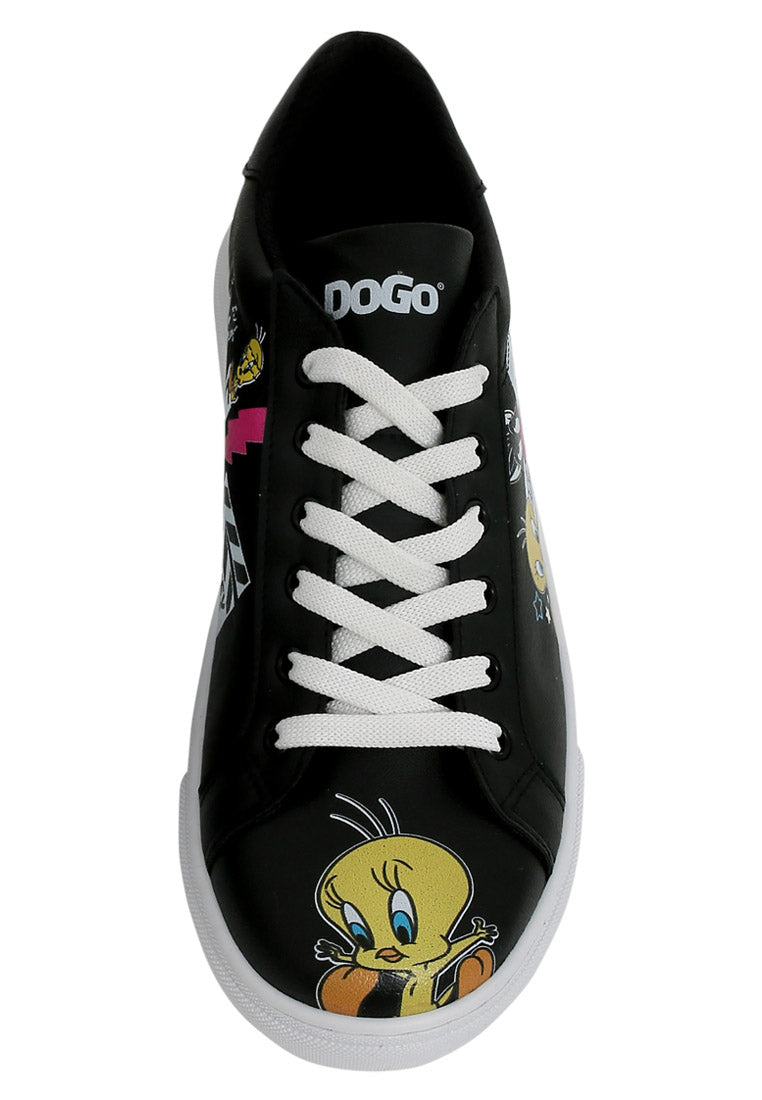 Tweety Black Sneakers